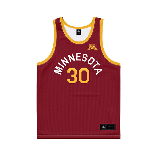 Minnesota - NCAA Women's Basketball : Zoey Bershers - Hardwood Reissue Basketball Jersey-0