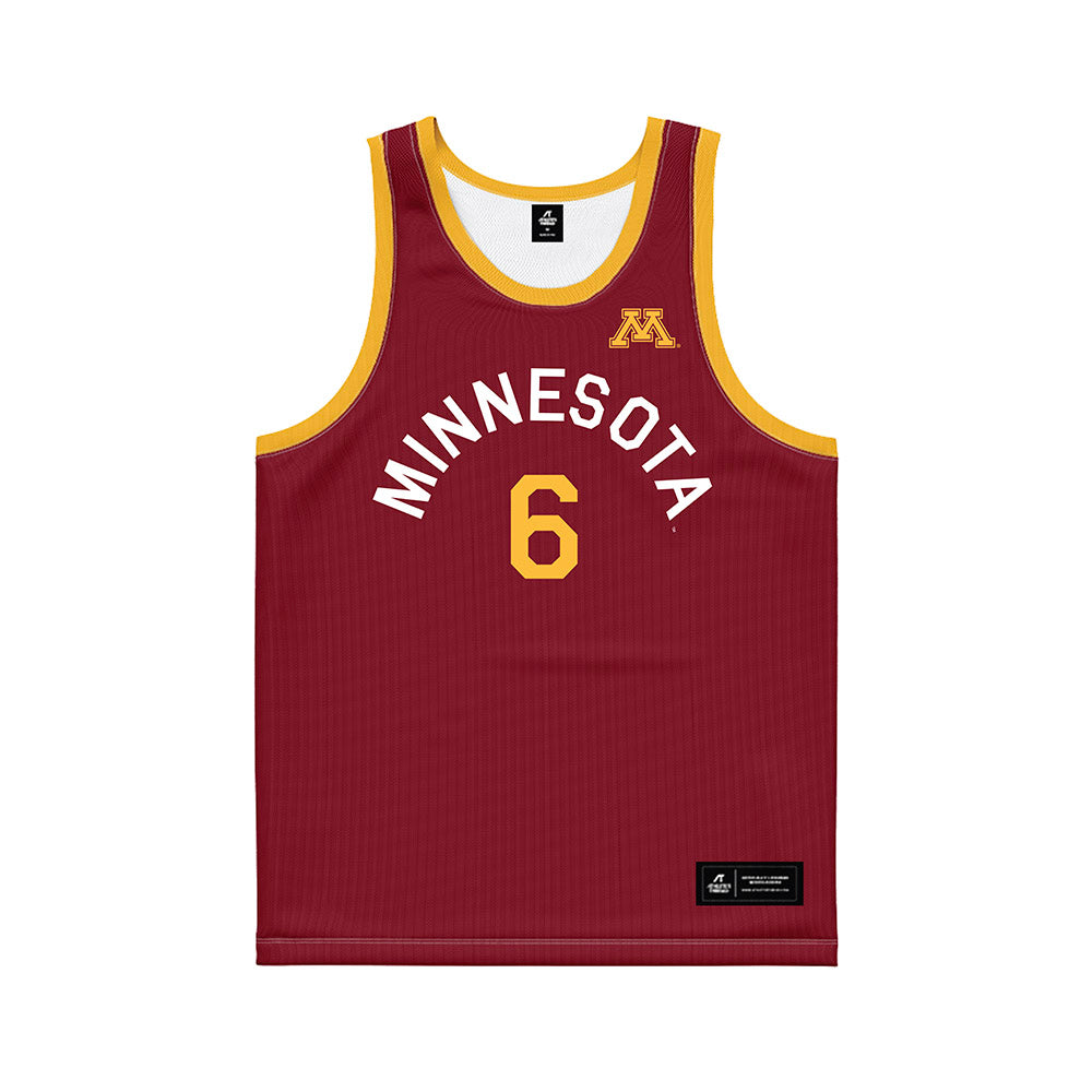 Minnesota - NCAA Men's Basketball : Langston Reynolds - Hardwood Reissue Basketball Jersey-0