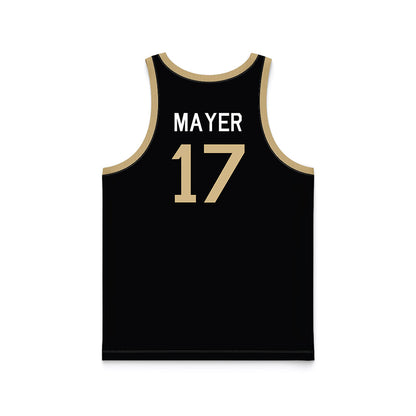 Purdue - NCAA Men's Basketball : Omer Mayer - Hardwood Reissue Basketball Jersey-1