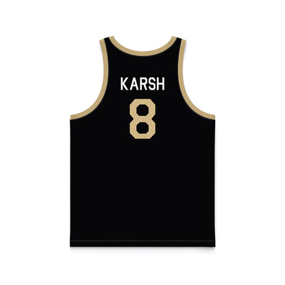 Purdue - NCAA Women's Basketball : Hila Karsh - Hardwood Reissue Basketball Jersey-1