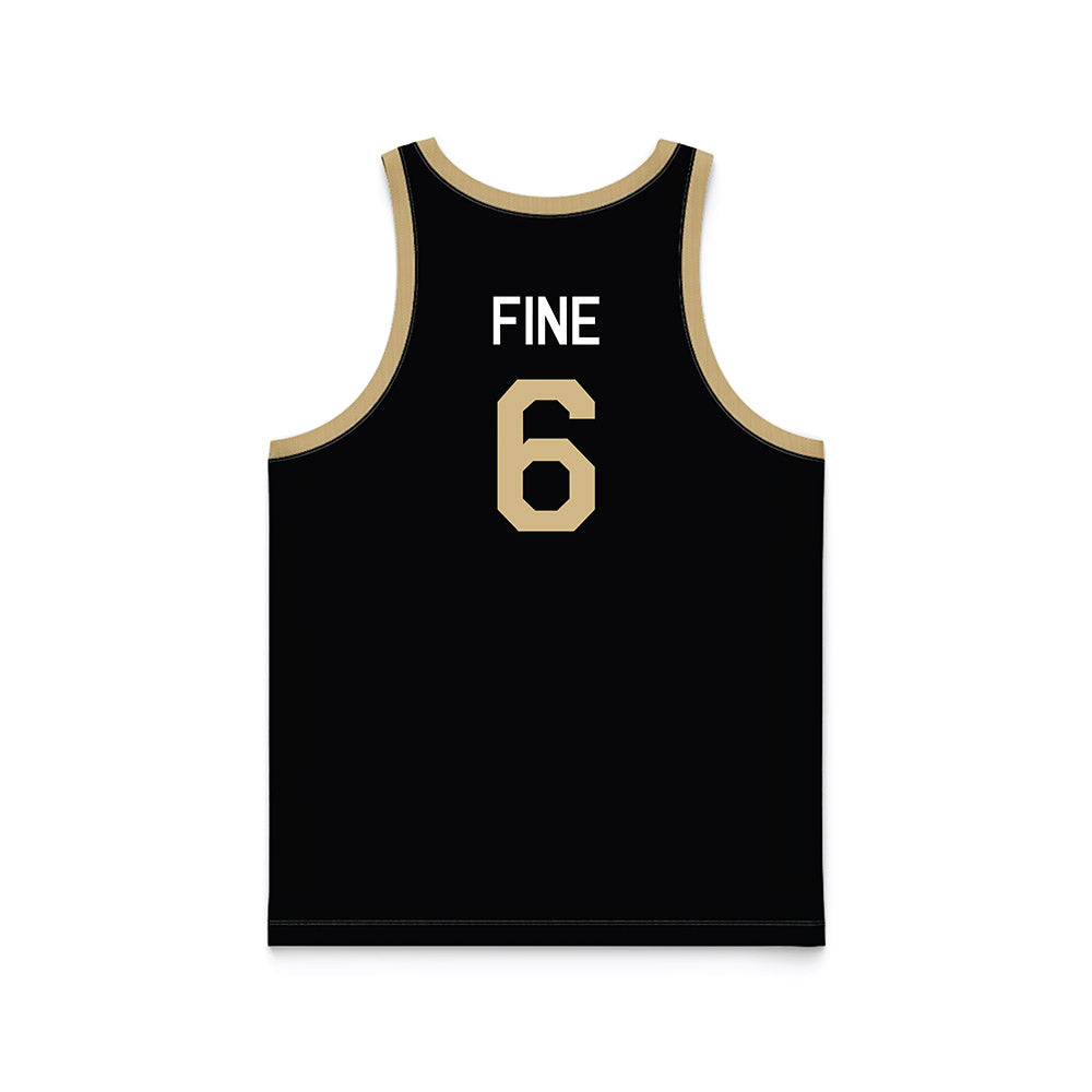 Purdue - NCAA Men's Basketball : Aaron Fine - Hardwood Reissue Basketball Jersey-1
