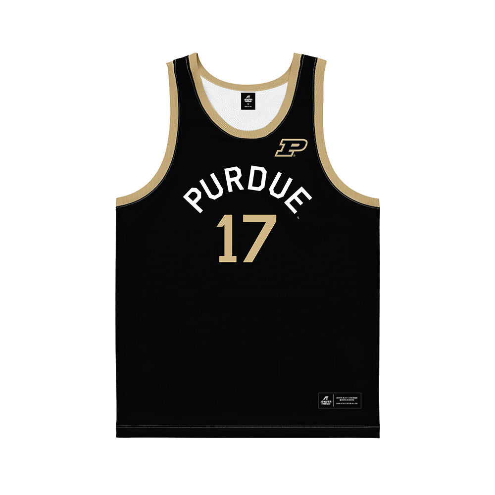 Purdue - NCAA Men's Basketball : Omer Mayer - Hardwood Reissue Basketball Jersey-0