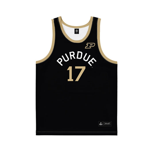 Purdue - NCAA Men's Basketball : Omer Mayer - Hardwood Reissue Basketball Jersey-0