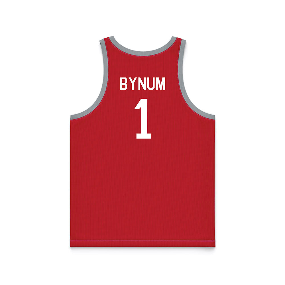 Ohio State - NCAA Men's Basketball : Amare Bynum - Red Hardwood Basketball Jersey-1