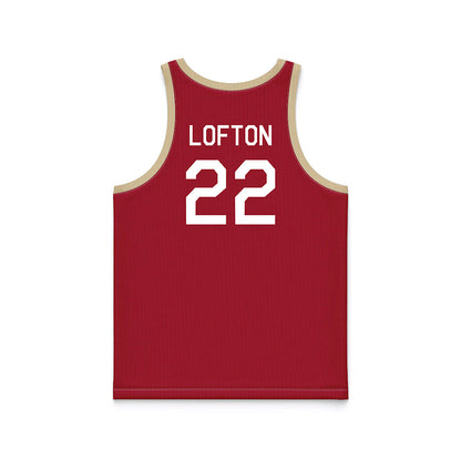 Oklahoma - NCAA Women's Basketball : Keziah Lofton - Hardwood Reissue Basketball Jersey-1