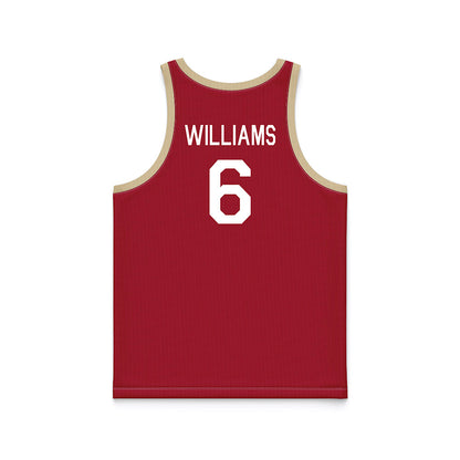 Oklahoma - NCAA Women's Basketball : Sahara Williams - Hardwood Reissue Basketball Jersey-1