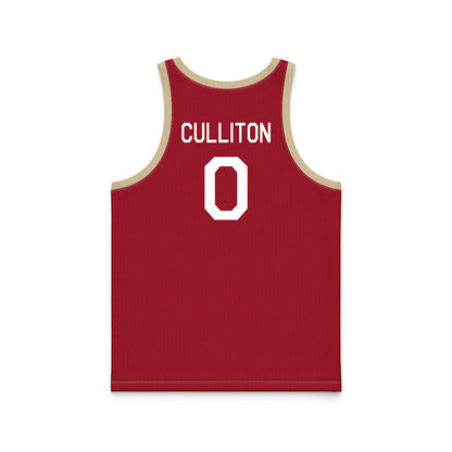 Oklahoma - NCAA Women's Basketball : Beatrice Culliton - Hardwood Reissue Basketball Jersey-1