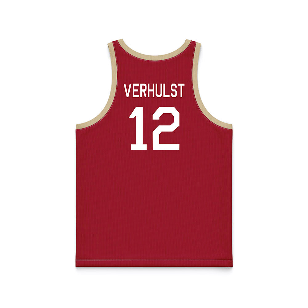 Oklahoma - NCAA Women's Basketball : Payton Verhulst - Hardwood Reissue Basketball Jersey-1