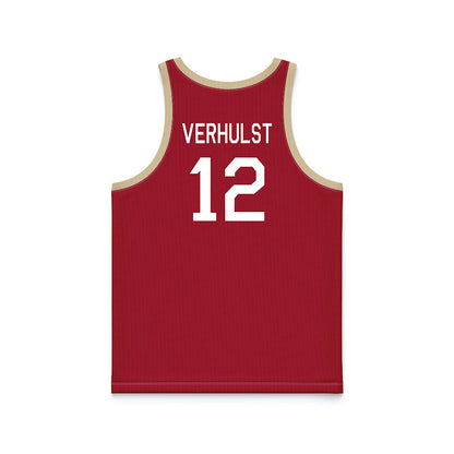 Oklahoma - NCAA Women's Basketball : Payton Verhulst - Hardwood Reissue Basketball Jersey-1