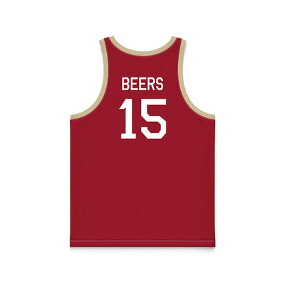 Oklahoma - NCAA Women's Basketball : Raegan Beers - Hardwood Reissue Basketball Jersey-1