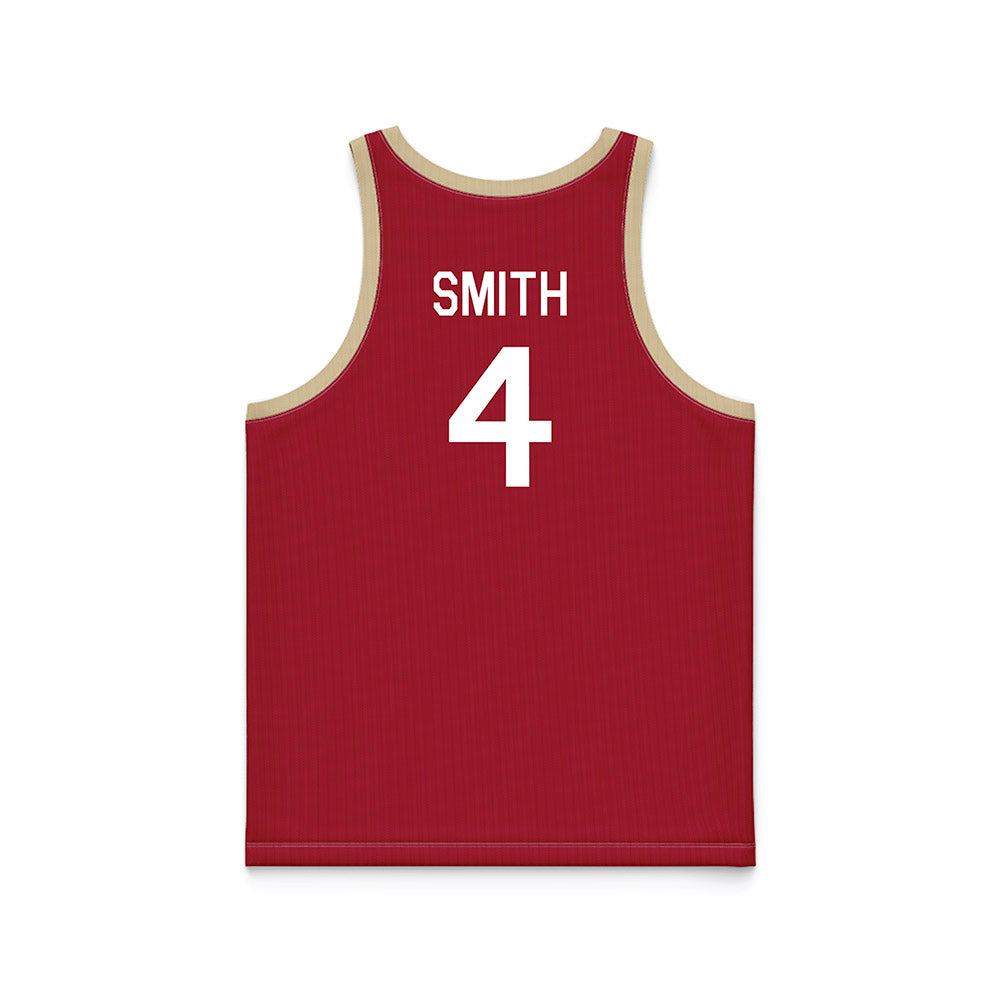 Oklahoma - NCAA Women's Basketball : Caya Smith - Hardwood Reissue Basketball Jersey-1
