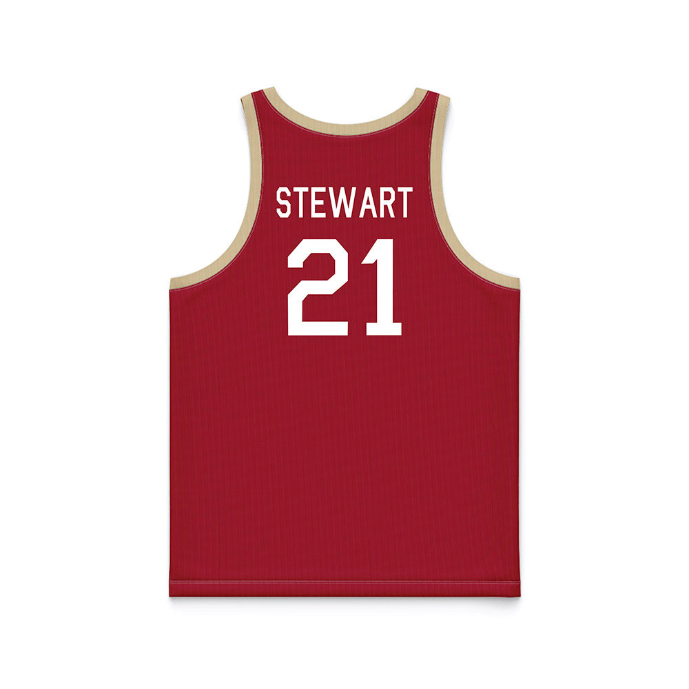 Oklahoma - NCAA Women's Basketball : Brooklyn Stewart - Hardwood Reissue Basketball Jersey-1