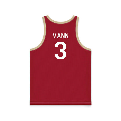 Oklahoma - NCAA Women's Basketball : Zya Vann - Hardwood Reissue Basketball Jersey-1
