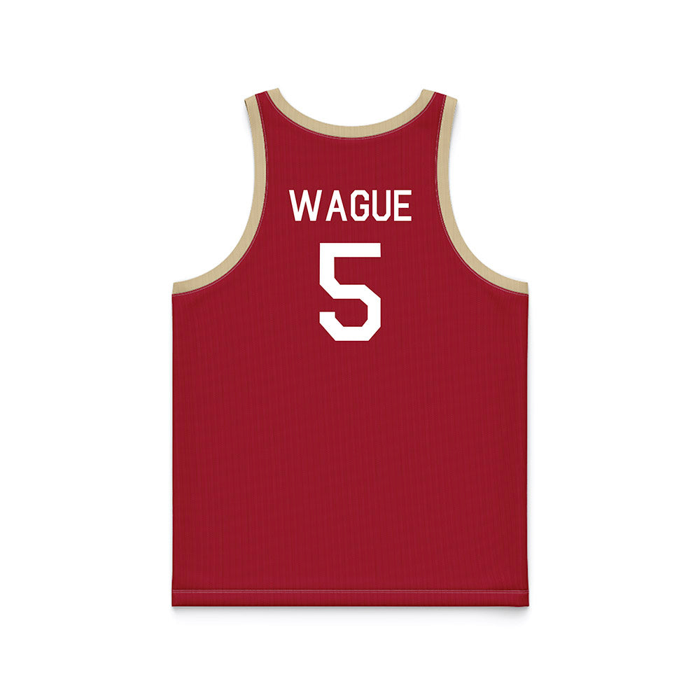 Oklahoma - NCAA Men's Basketball : Mohamed Wague - Hardwood Reissue Basketball Jersey-1