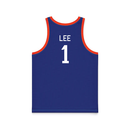 Florida - NCAA Men's Basketball : Xaivian Lee - Hardwood Reissue Basketball Jersey-1