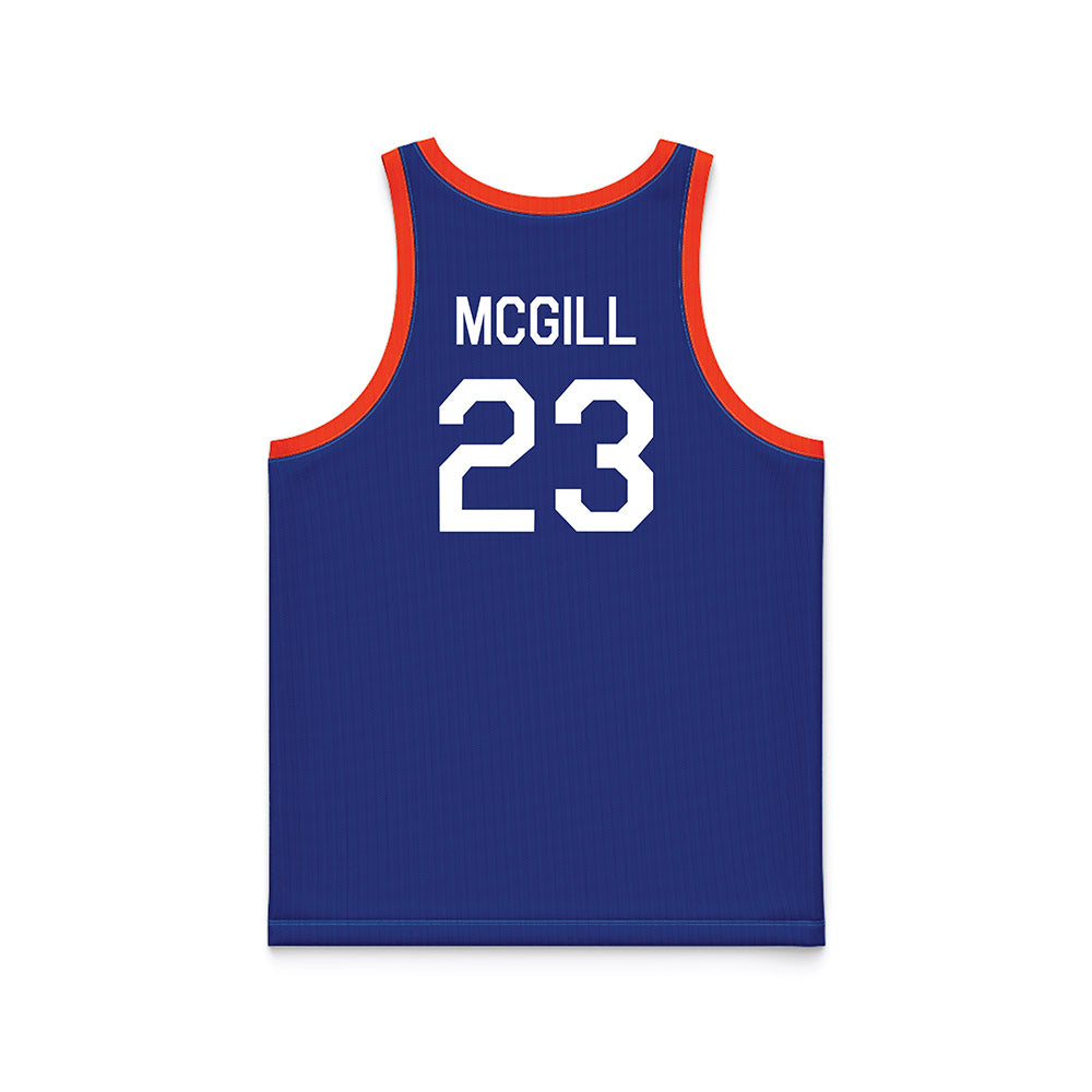 Florida - NCAA Women's Basketball : Alivia McGill - Hardwood Reissue Basketball Jersey-1