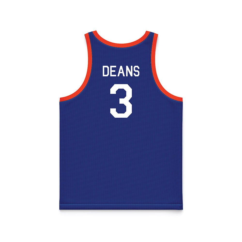 Florida - NCAA Women's Basketball : KK Deans - Hardwood Reissue Basketball Jersey-1