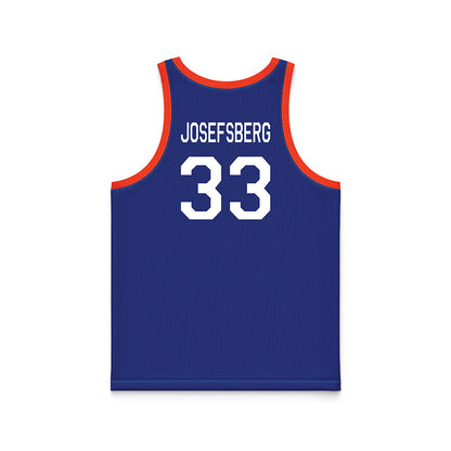 Florida - NCAA Men's Basketball : Cooper Josefsberg - Hardwood Reissue Basketball Jersey-1