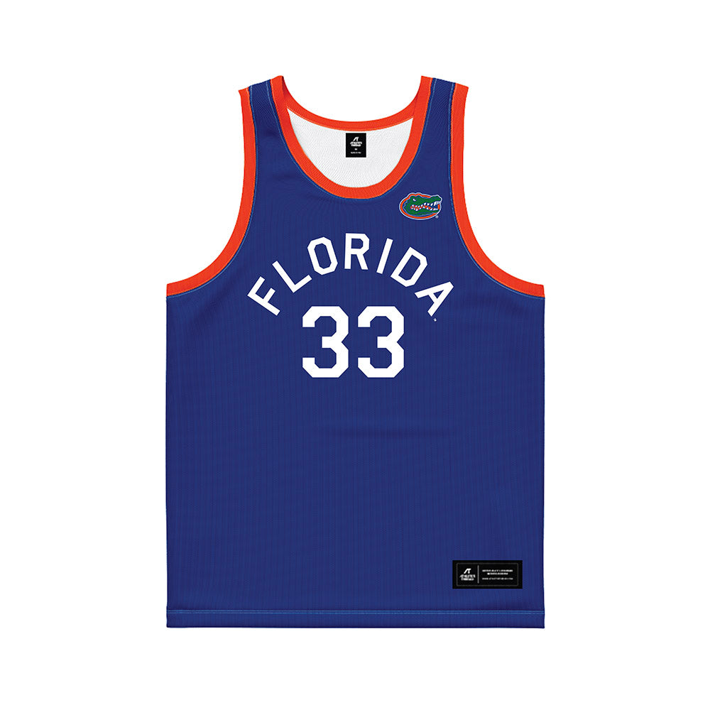 Florida - NCAA Men's Basketball : Cooper Josefsberg - Hardwood Reissue Basketball Jersey-0