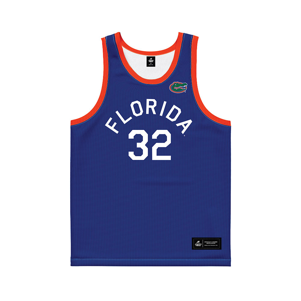 Florida - NCAA Men's Basketball : Olivier Rioux - Hardwood Reissue Basketball Jersey-0