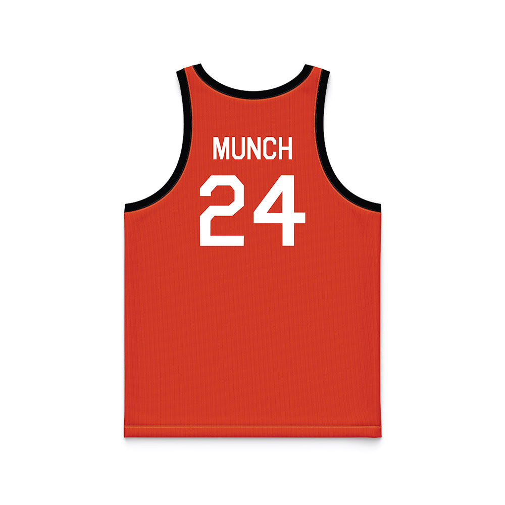 Oregon State - NCAA Men's Basketball : Johan Munch - Hardwood Reissue Basketball Jersey-1