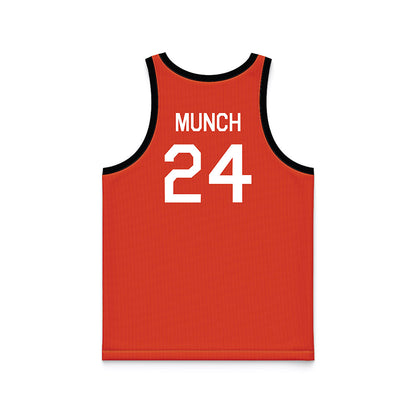 Oregon State - NCAA Men's Basketball : Johan Munch - Hardwood Reissue Basketball Jersey-1