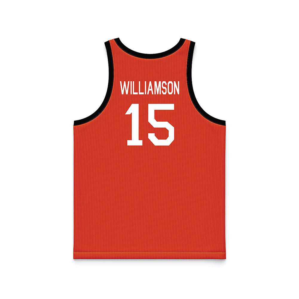 Oregon State - NCAA Women's Basketball : Lizzy Williamson - Hardwood Reissue Basketball Jersey-1