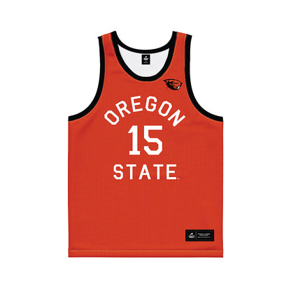 Oregon State - NCAA Women's Basketball : Lizzy Williamson - Hardwood Reissue Basketball Jersey-0
