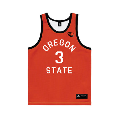 Oregon State - NCAA Men's Basketball : Malcolm Christie - Hardwood Reissue Basketball Jersey-0