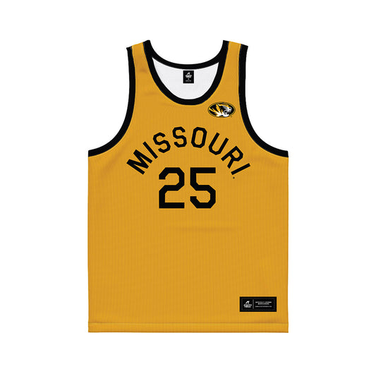Missouri - NCAA Men's Basketball : Mark Mitchell - Hardwood Reissue Basketball Jersey-0