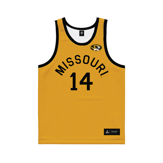 Missouri - NCAA Men's Basketball : Jevon Porter - Hardwood Reissue Basketball Jersey-0