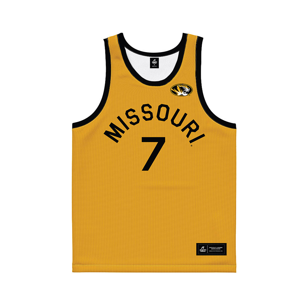 Missouri - NCAA Men's Basketball : Trent Burns - Hardwood Reissue Basketball Jersey-0