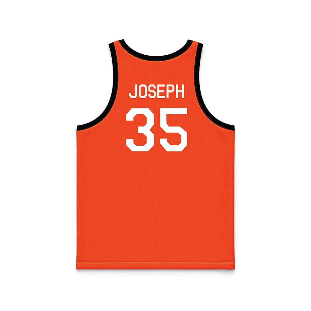 Oklahoma State - NCAA Women's Basketball : Wilnie Joseph - Orange Hardwood Basketball Jersey-1