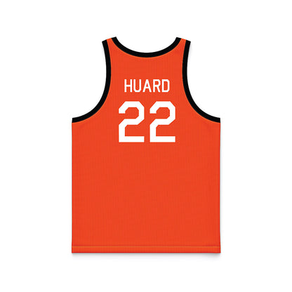 Oklahoma State - NCAA Women's Basketball : Macey Huard - Orange Hardwood Basketball Jersey-1