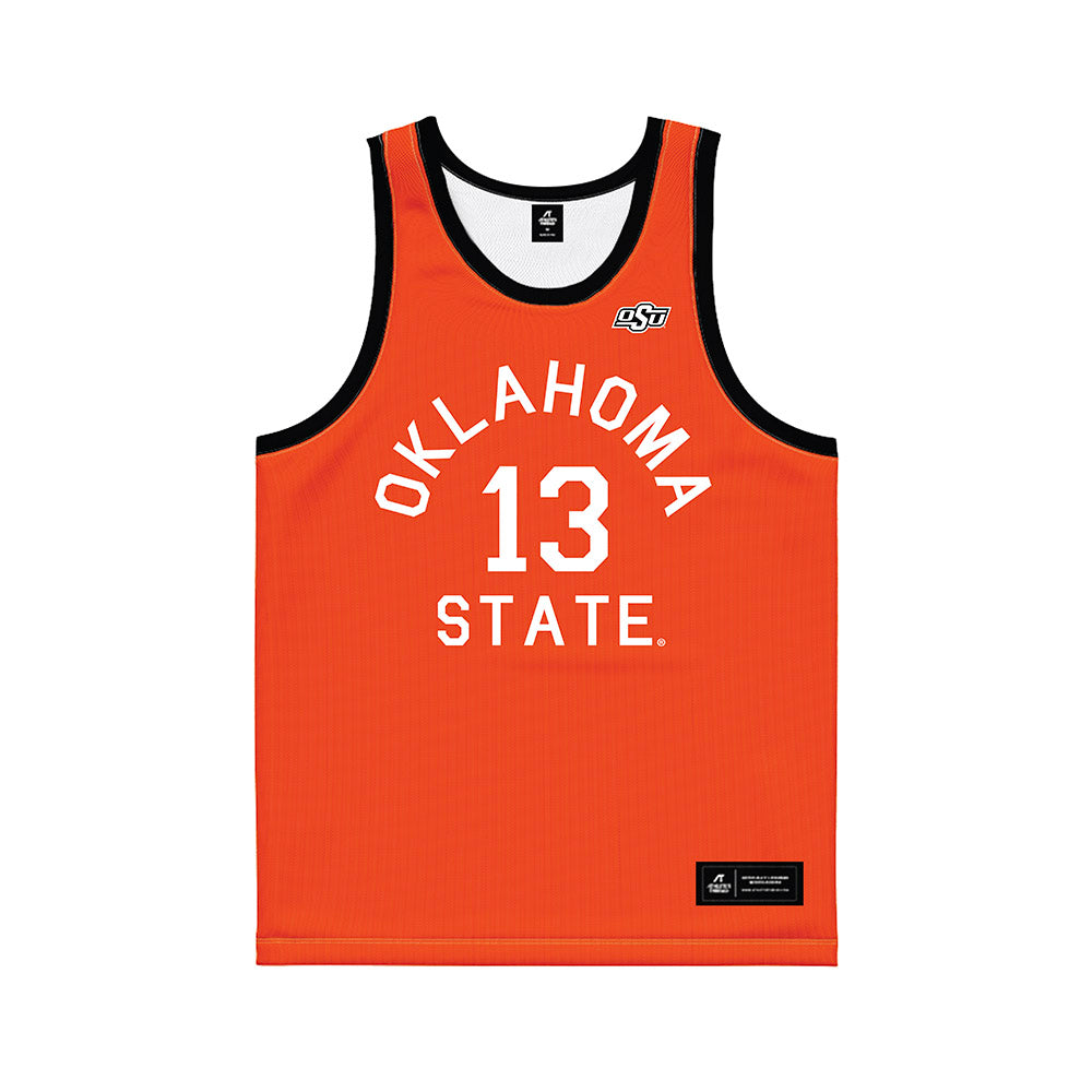 Oklahoma State - NCAA Women's Basketball : Haleigh Timmer - Orange Hardwood Basketball Jersey-0