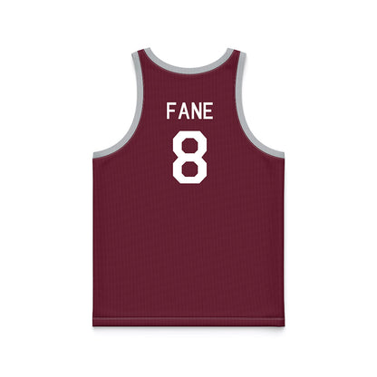 Mississippi State - NCAA Women's Basketball : Awa Fane - Maroon Hardwood Basketball Jersey-1