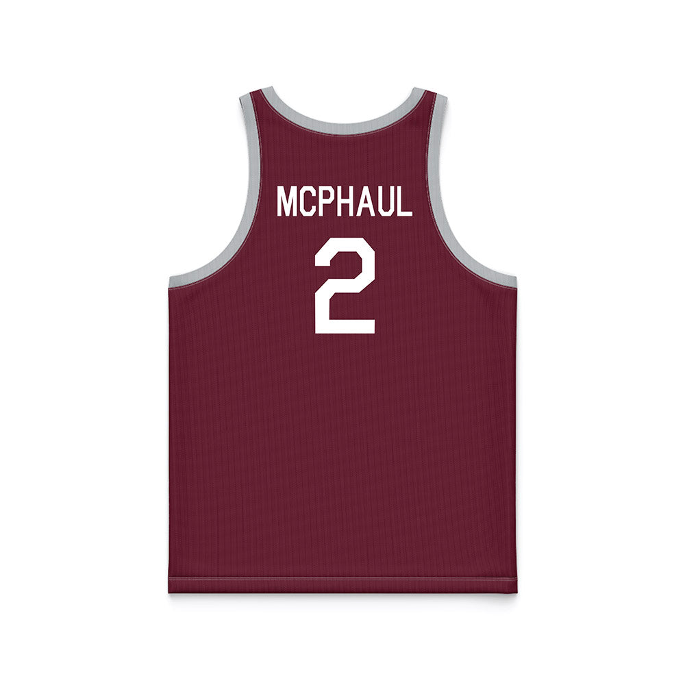 Mississippi State - NCAA Women's Basketball : Destiney McPhaul - Maroon Hardwood Basketball Jersey-1