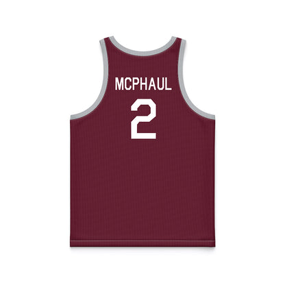 Mississippi State - NCAA Women's Basketball : Destiney McPhaul - Maroon Hardwood Basketball Jersey-1