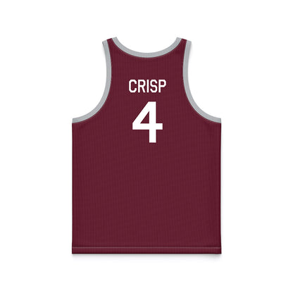 Mississippi State - NCAA Women's Basketball : Trayanna Crisp - Maroon Hardwood Basketball Jersey-1