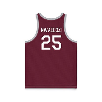 Mississippi State - NCAA Women's Basketball : Favour Nwaedozi - Maroon Hardwood Basketball Jersey-1