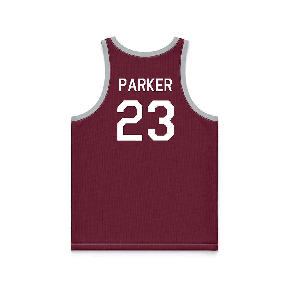 Mississippi State - NCAA Women's Basketball : Ramani Parker - Maroon Hardwood Basketball Jersey-1