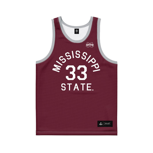 Mississippi State - NCAA Women's Basketball : Kharyssa Richardson - Maroon Hardwood Basketball Jersey-0