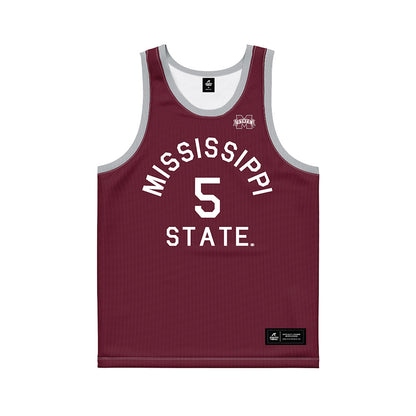 Mississippi State - NCAA Women's Basketball : Erynn Barnum - Maroon Hardwood Basketball Jersey-0