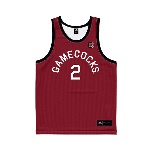 South Carolina - NCAA Men's Basketball : Christ Essandoko - Hardwood Reissue Basketball Jersey-0