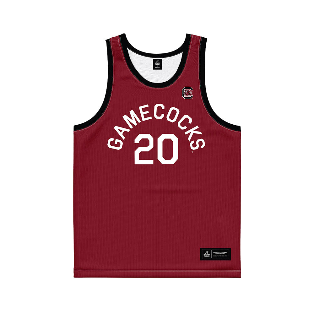 South Carolina - NCAA Men's Basketball : Hayden Assemian - Hardwood Reissue Basketball Jersey-0