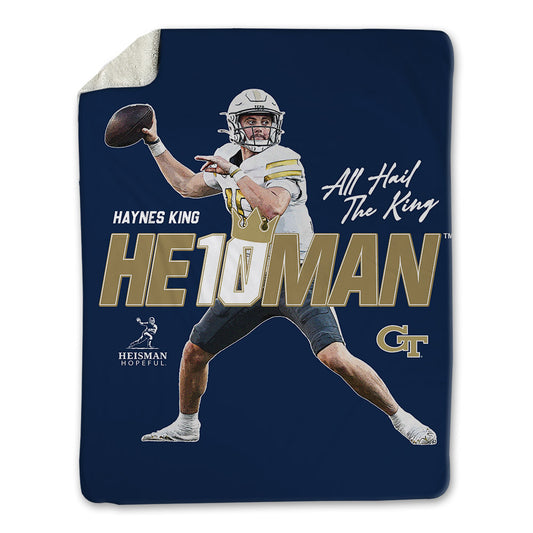 Georgia Tech - NCAA Football : Haynes King - Heisman Blanket-0