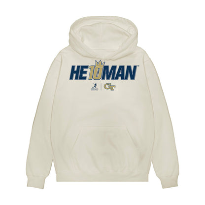 Georgia Tech - NCAA Football : Haynes King - Heisman Premium Hooded Sweatshirt-0