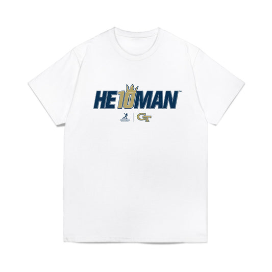 Georgia Tech - NCAA Football : Haynes King - Heisman Comfort Colors T-Shirt-0