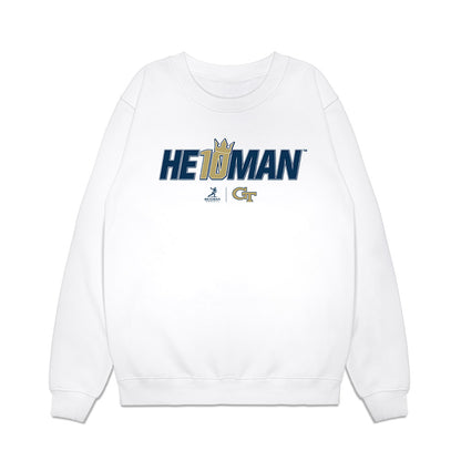 Georgia Tech - NCAA Football : Haynes King - Heisman Premium Crewneck Sweatshirt-0