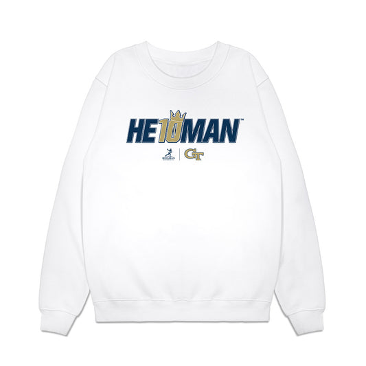 Georgia Tech - NCAA Football : Haynes King - Heisman Premium Crewneck Sweatshirt-0